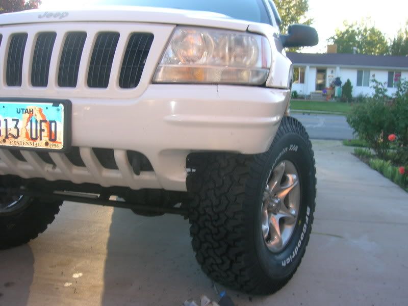 Jeep wj bumper trimming #2