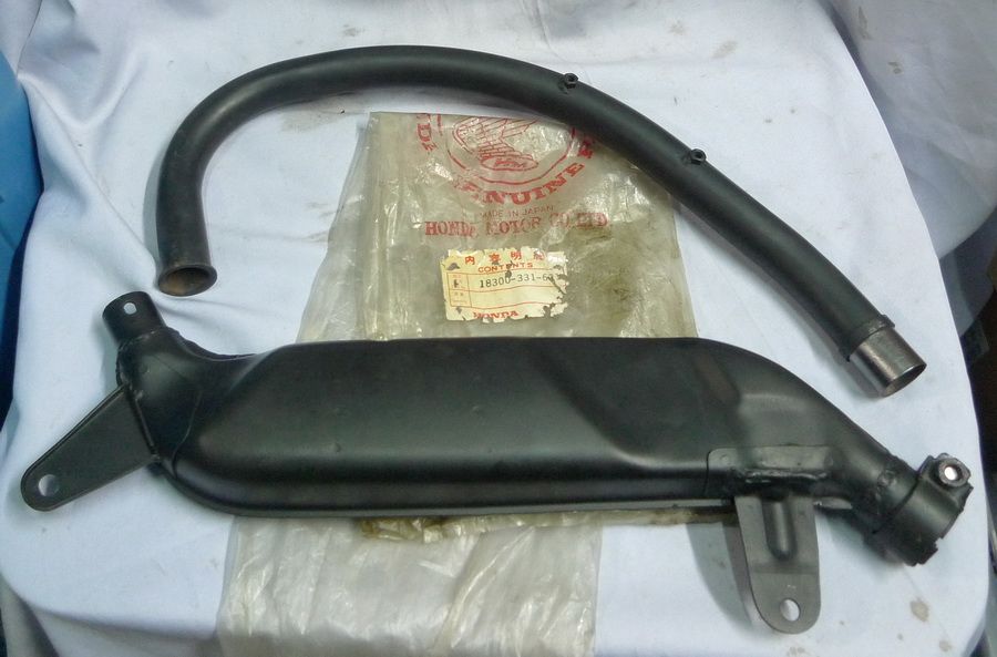 honda sl125 exhaust
