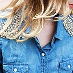 How to Add Studs to Denim diy