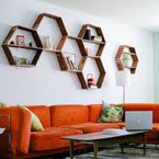 DIY honeycomb shelves Project