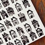 House Stamp Textile Printing