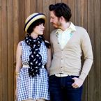 Mr Mrs school summer love hat gingham fashion