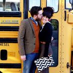 Mr Mrs school bus autumn fashion