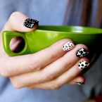 Black and White Nail Art