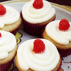 Vanilla Cupcakes with Raspberry Filling recipe