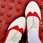 red saddle shoes d.i.y. tutorial