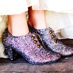 glitter shoes d.i.y. tutorial