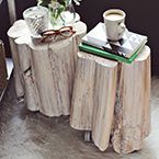 Tree Stump Side Tables