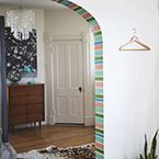 Stripe Doorway with Washi Tape