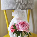 Monkey Lamp Makeover