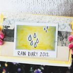 Rain Diary Art Journal project