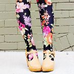 Sister Style Floral Tights fashion