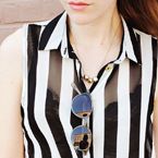 Sister Style Black and White Stripes