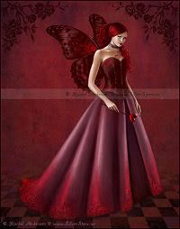 Queen of Hearts Fairy by Rachel Anderson