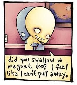 emo cartoon; did you swallow a magnet? Pictures, Images and Photos