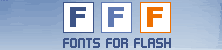 Fontforflash