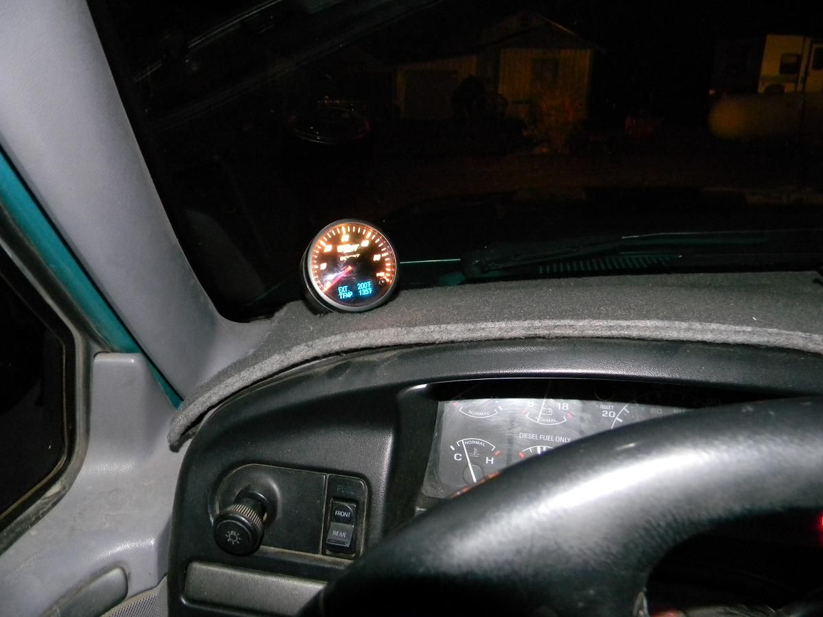 Glowshift 3 in 1 gauge Ford Power Stroke Nation