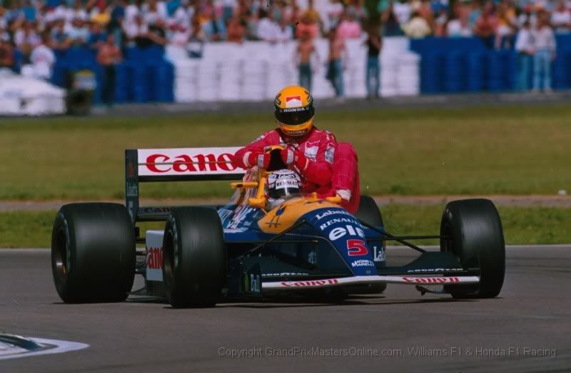 Mansell and Senna, Silverstone