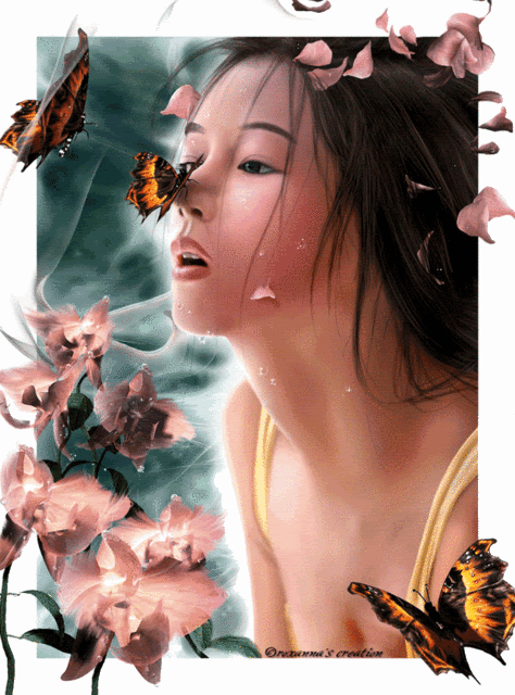 25ce8db1.gif animated woman w butterflies