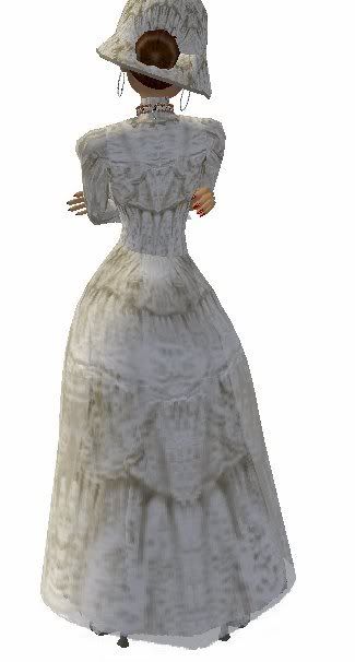 Victorian Tea Gown-back