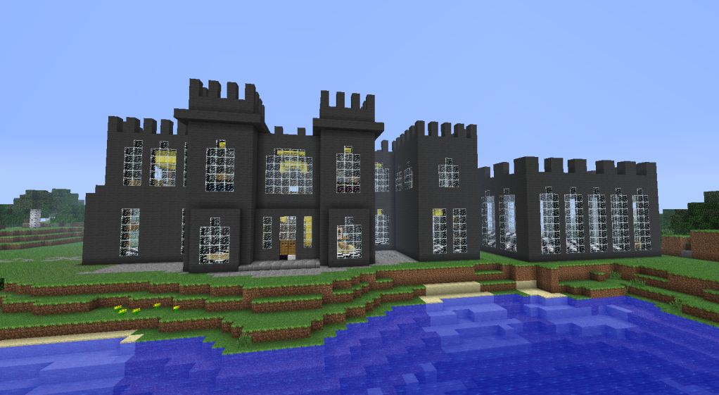 Huge Mansion Minecraft Huge castle inspired by beauty