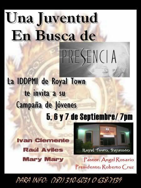 Campaña De Jovenes En Royal Town No Te Lo Puedes Perder Iglesia De