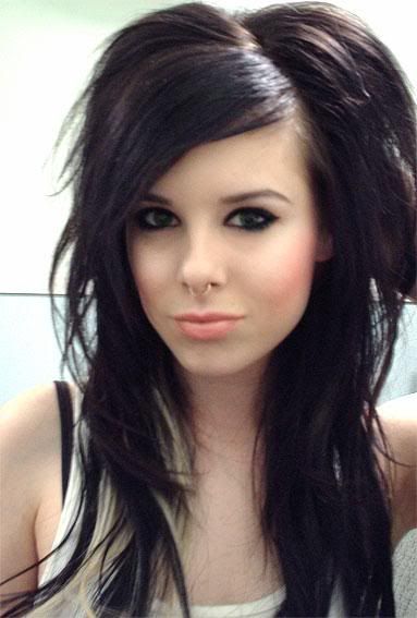 Emo Girls Haircuts with Side