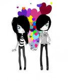 EMO COUPLE Pictures, Images and Photos