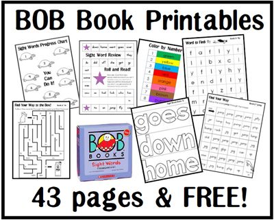 word  my book ~ Way by printable Sight Word BOB Printables sight Walking the Books