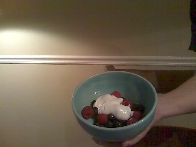 berries & yogurt