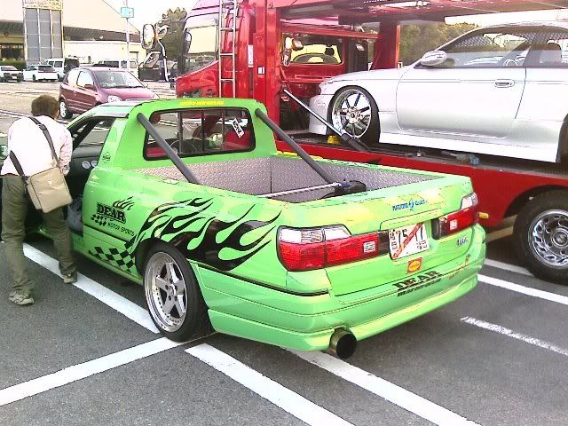 Stagea wagon rear, converted to a Ute.