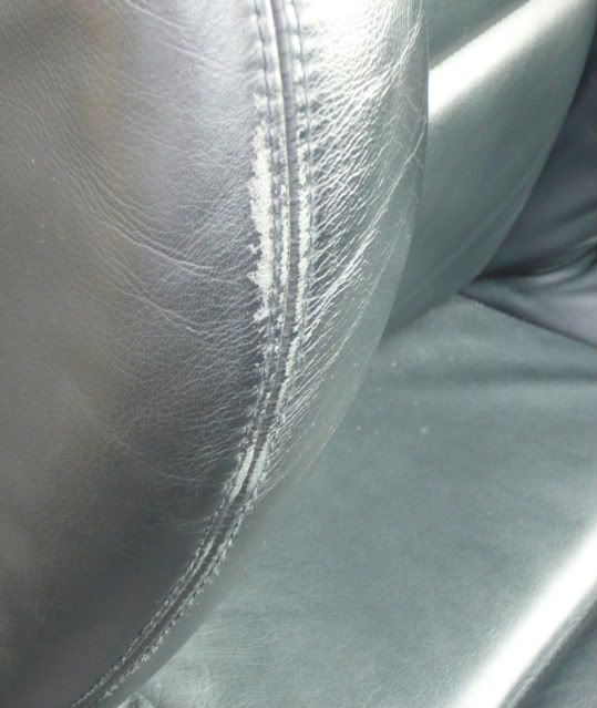Black Leather Seat Damage Detailing World Forum