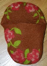 Felted Papoose (perfect for dolls up to 14 inches) (with or without basket)