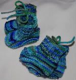 Doll Slippers (blues)