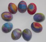 Marbled Rattle Easter Eggs (Set of 3)