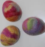 Marbled Rattle Easter Eggs (Set of large 3)