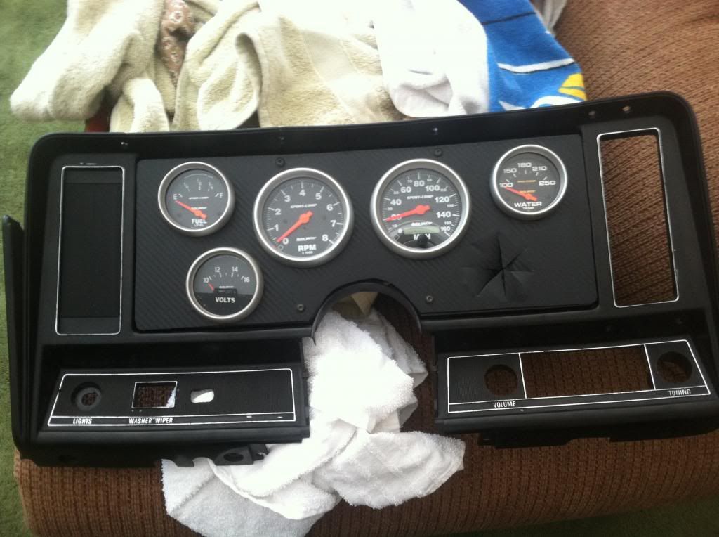70 nova custom dash cluster Chevy Nova Forum