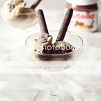 Nutella Swirl Ice Cream